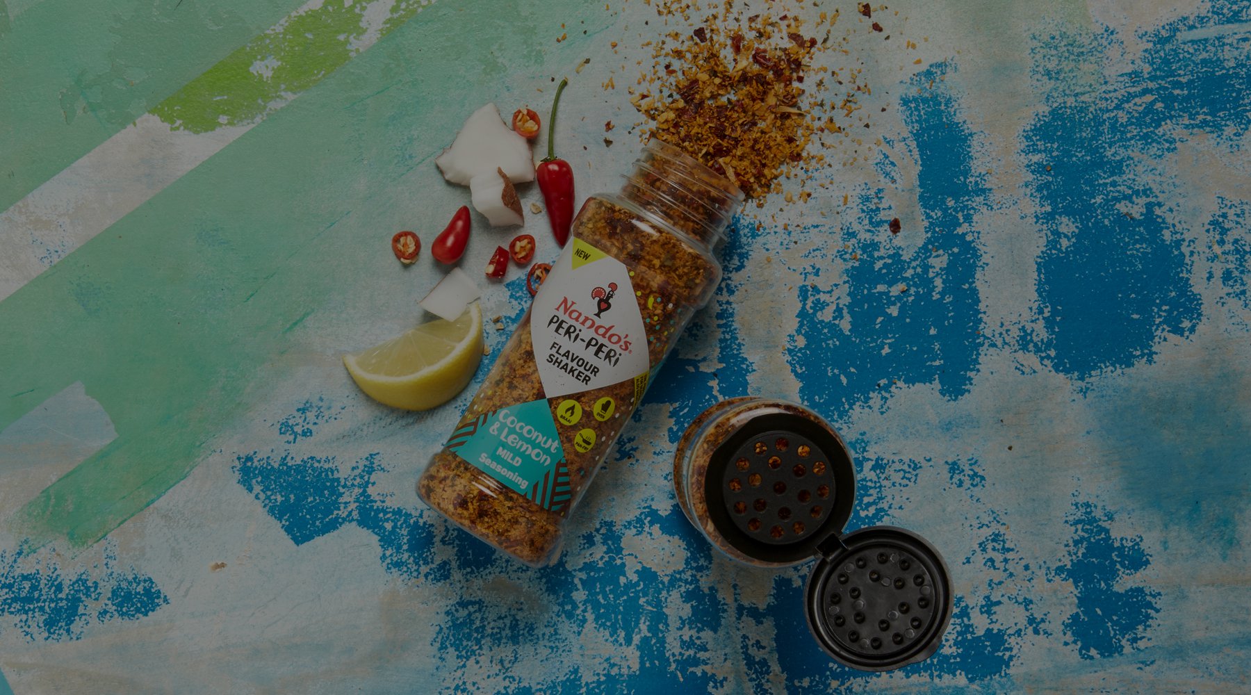 Nando's South Africa Flavour Shaker Coconut & Lemon Seasoning